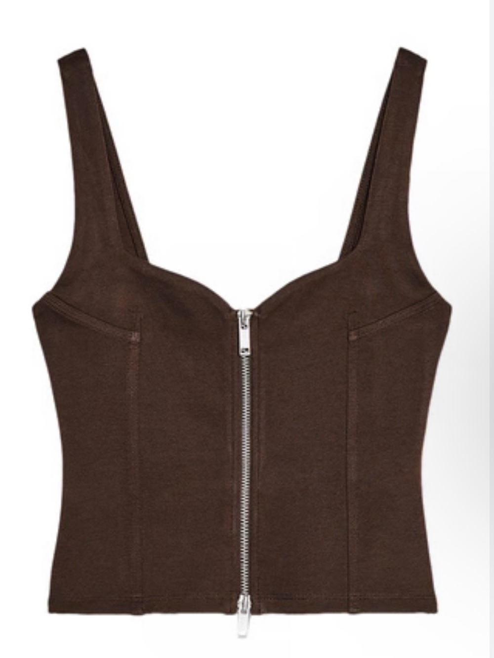 Zara brown tank top Size L